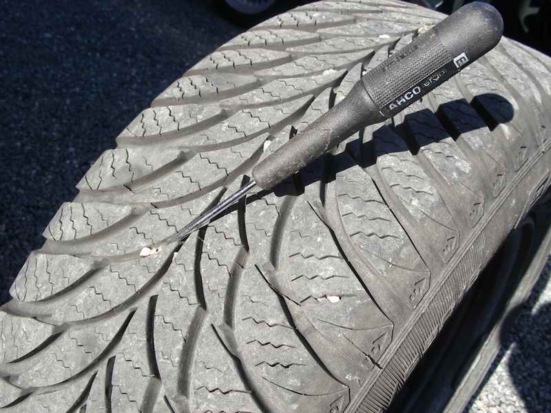 Borttagning av stenar ur däcken