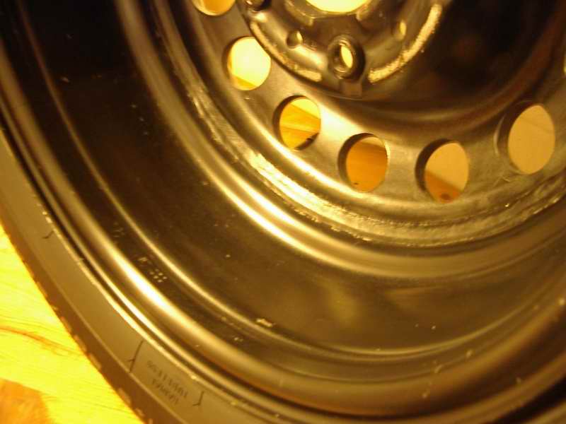 Vaxning av fälgens insida