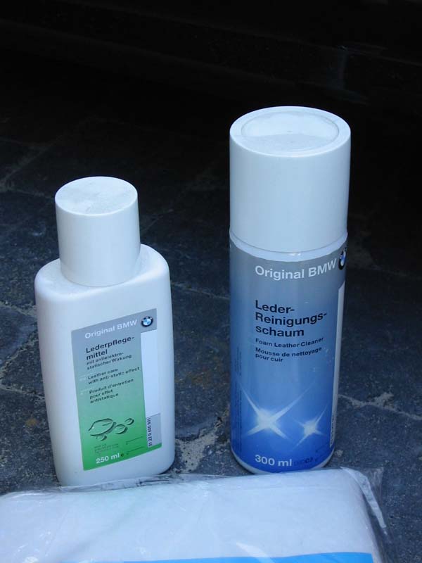 BMW lädervårdsprodukter