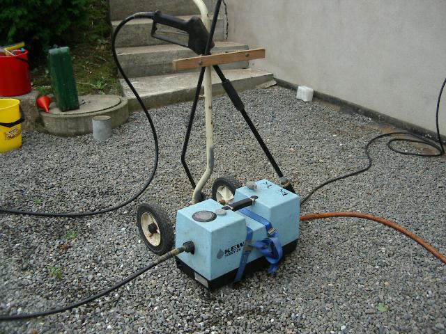 Högtryckstvätten redo