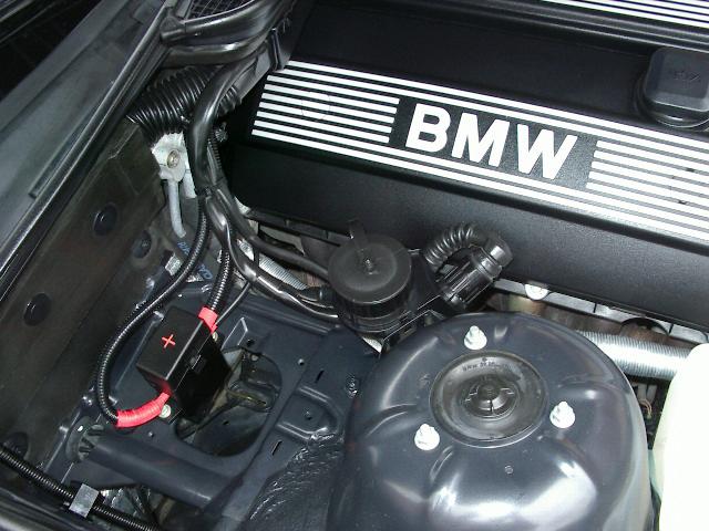 Motorrum efter tvätt - detalj