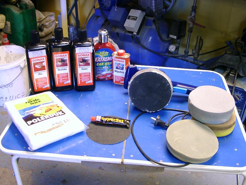 Material och utrustning för polering