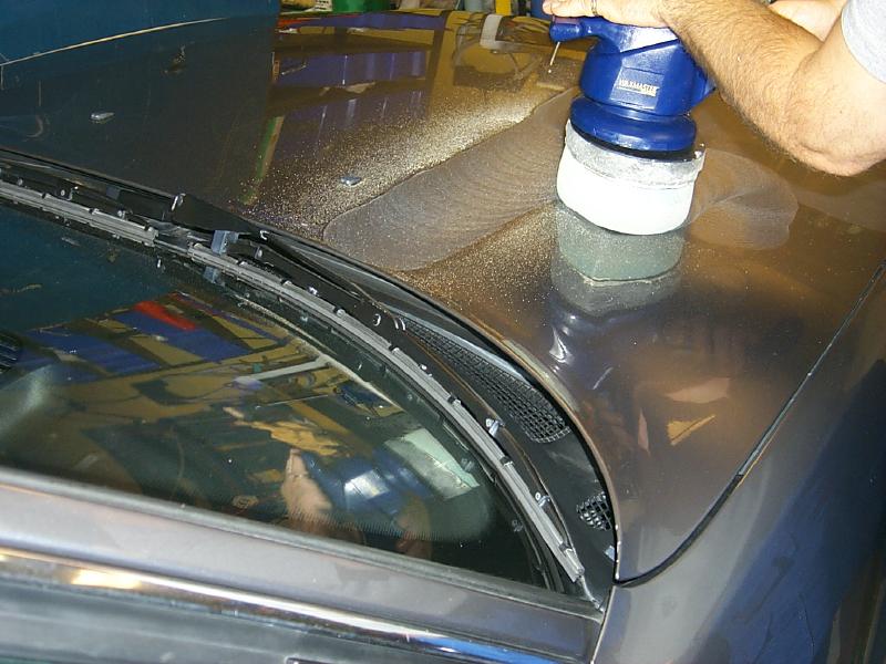 Börja polera på mitten av vald sektion