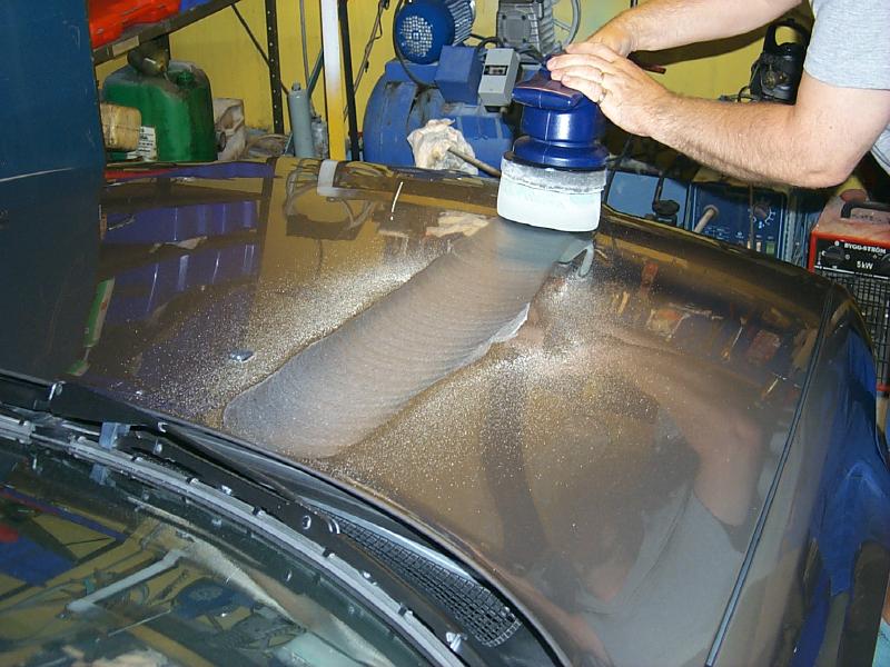 Polering med svepande rörelser