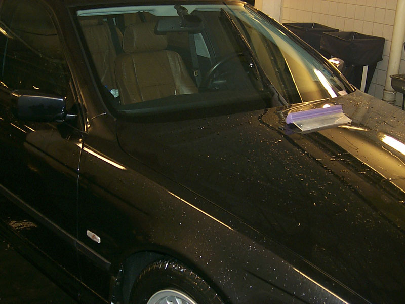 Sköljning av backspegelhus