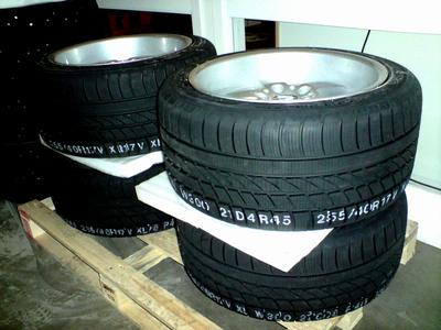 Här han vi VINTERHJULEN... 10" hamann med 255/40R17 däck.  He he!
Dessa SÅLDES kort efter detta kor [...]