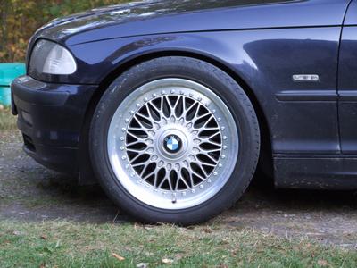 Så här kommer bilen att se ut med de nyinköpta BBS Split-fälgarna till våren!