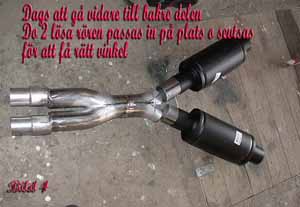 Dubbelt avgassystem E39 V8