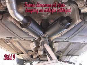 Dubbelt avgassystem E39 V8