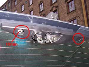 Byte av Drivaxel bakre vindrutetorkare BMW E46 touring