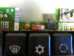 Byta glödlampor klimatpanel BMW E32/E34