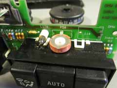 Byta glödlampor klimatpanel BMW E32/E34