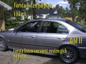 Chromeline till shadowline BMW E39