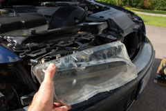 AutoPower.se - Byte strålkastarglas E46