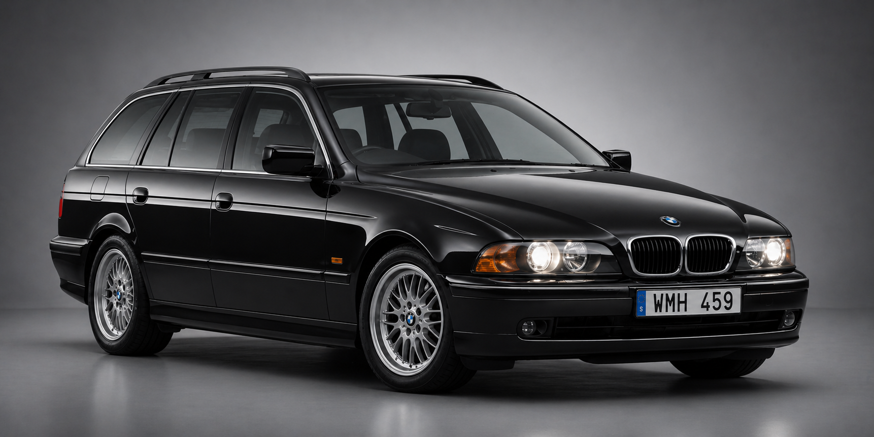 BMW E39 5-d touring framifrån 1996–2000