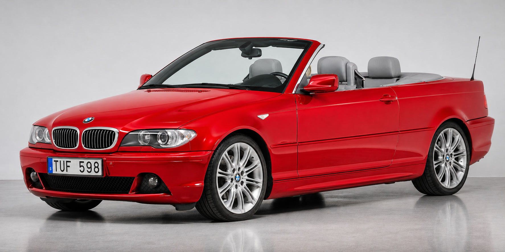 BMW E46 Cabriolet framifrån