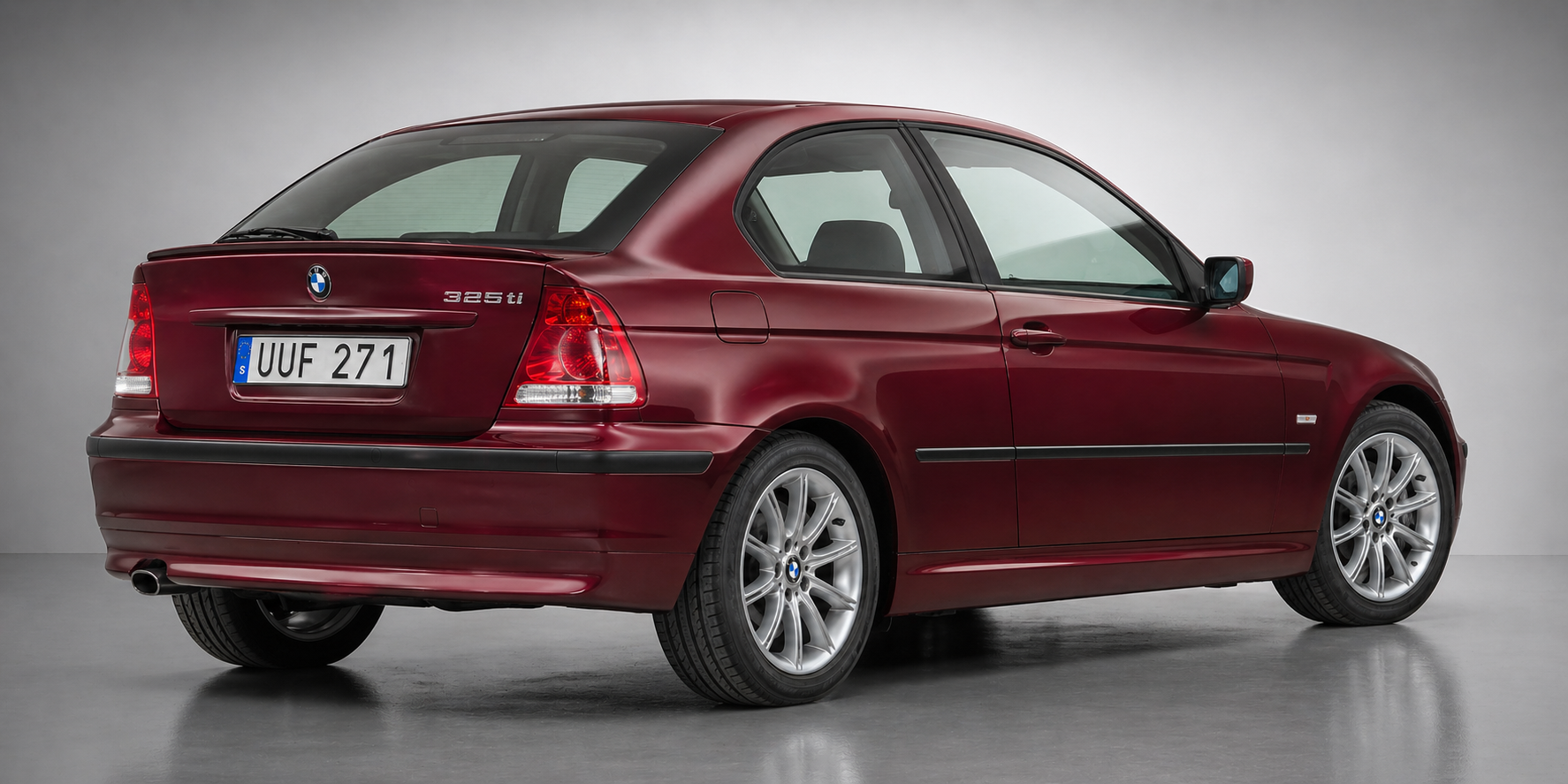 BMW E46 Compact bakifrån