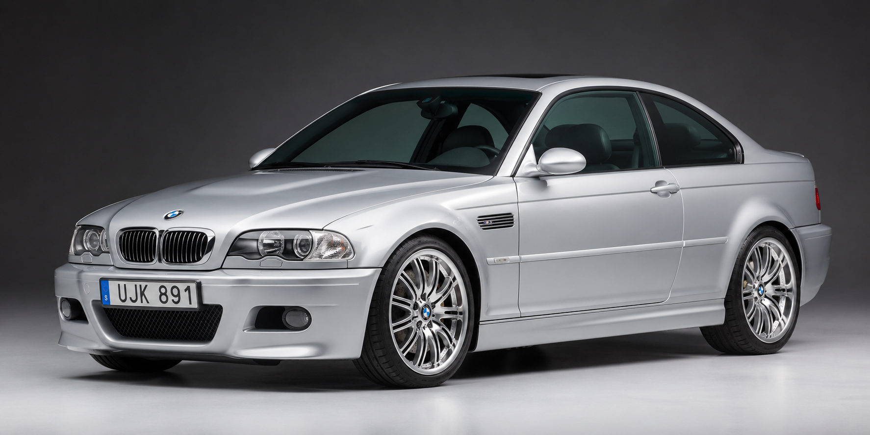 BMW E46 M3 coupé framifrån