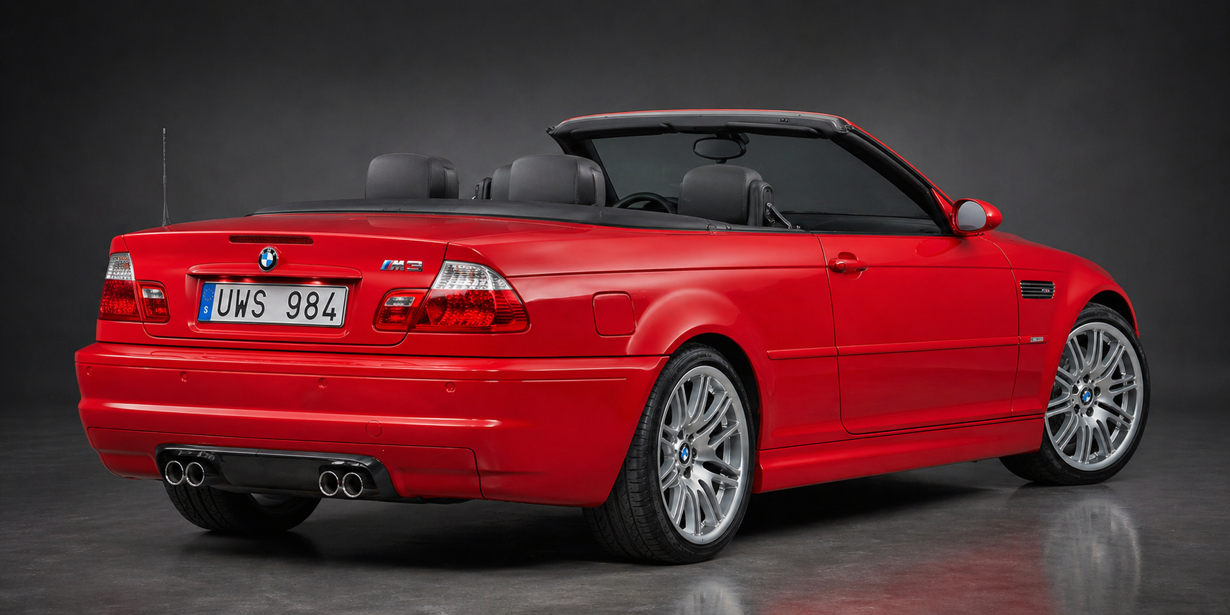 BMW E46 M3 Cabriolet bakifrån