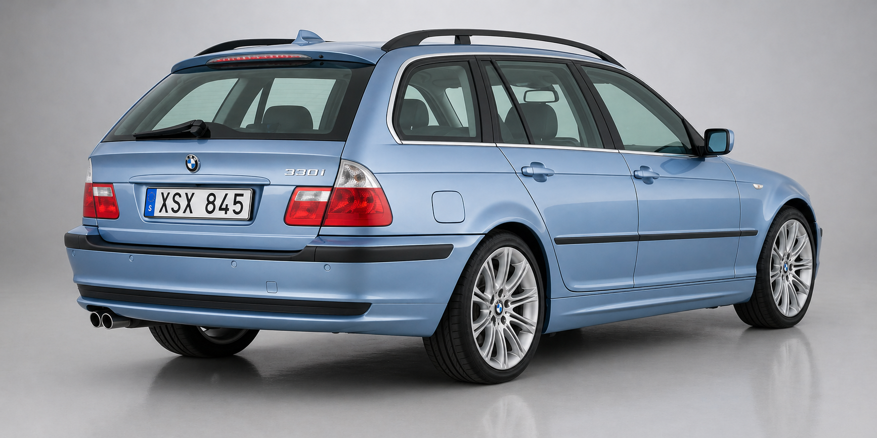 BMW E46 touring bakifrån