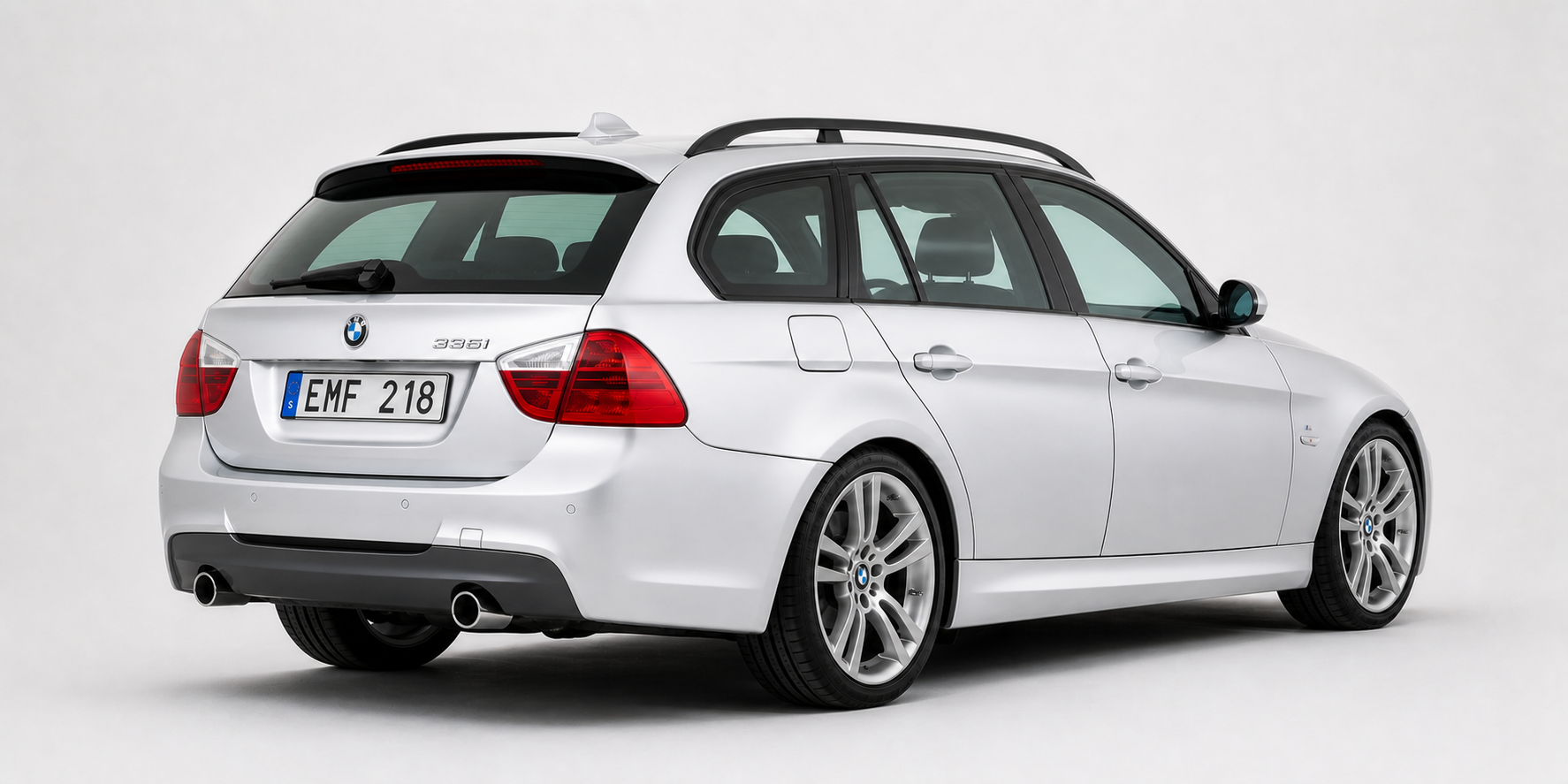 BMW E91 5-d touring bakifrån