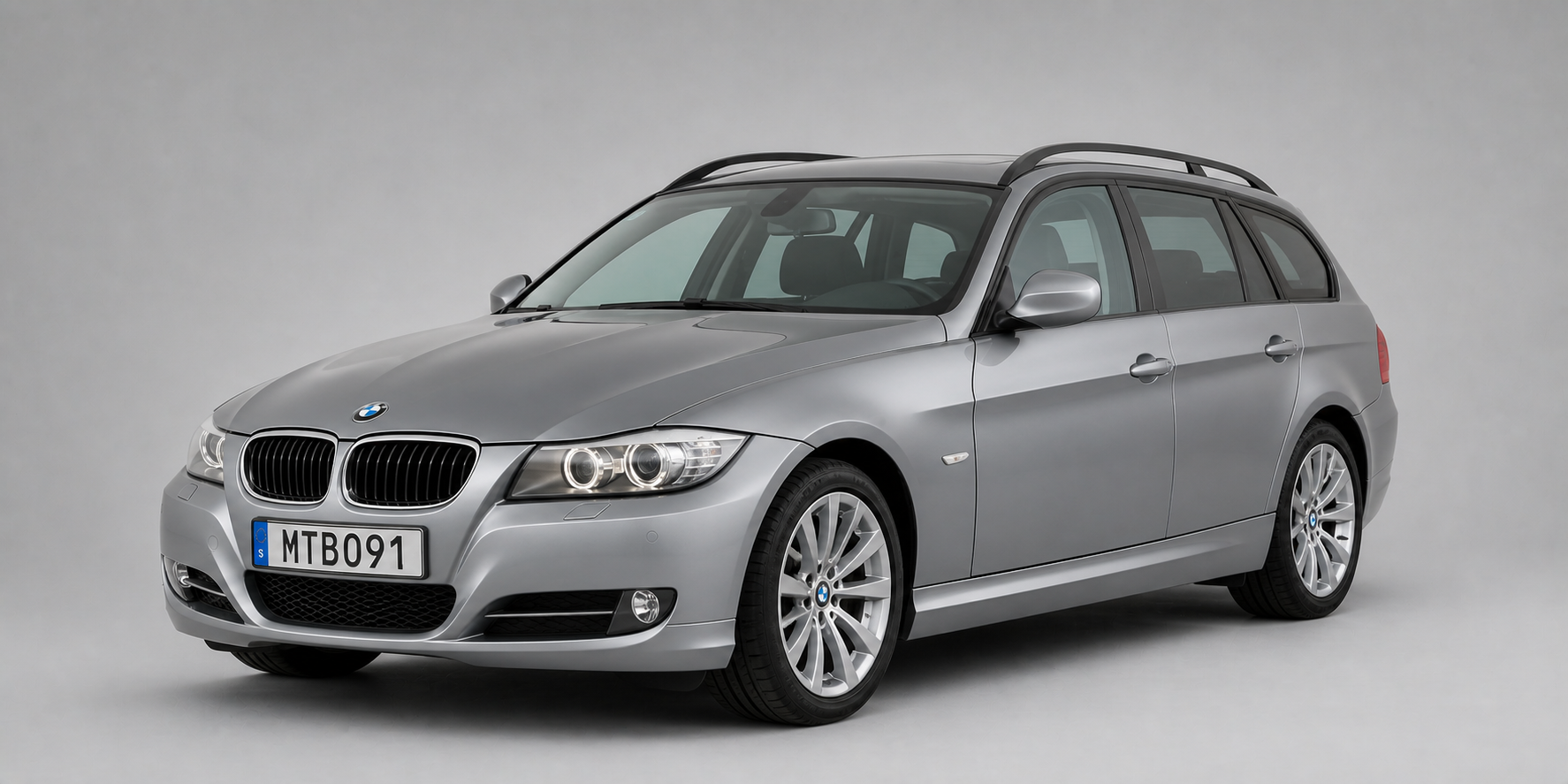 BMW E91 5-d touring framifrån