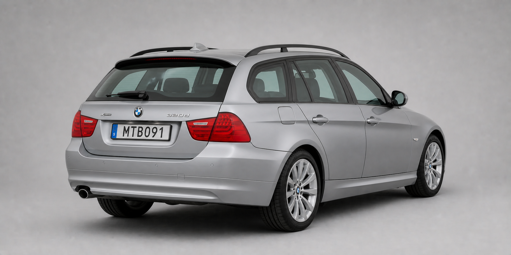 BMW E91 5-d touring bakifrån