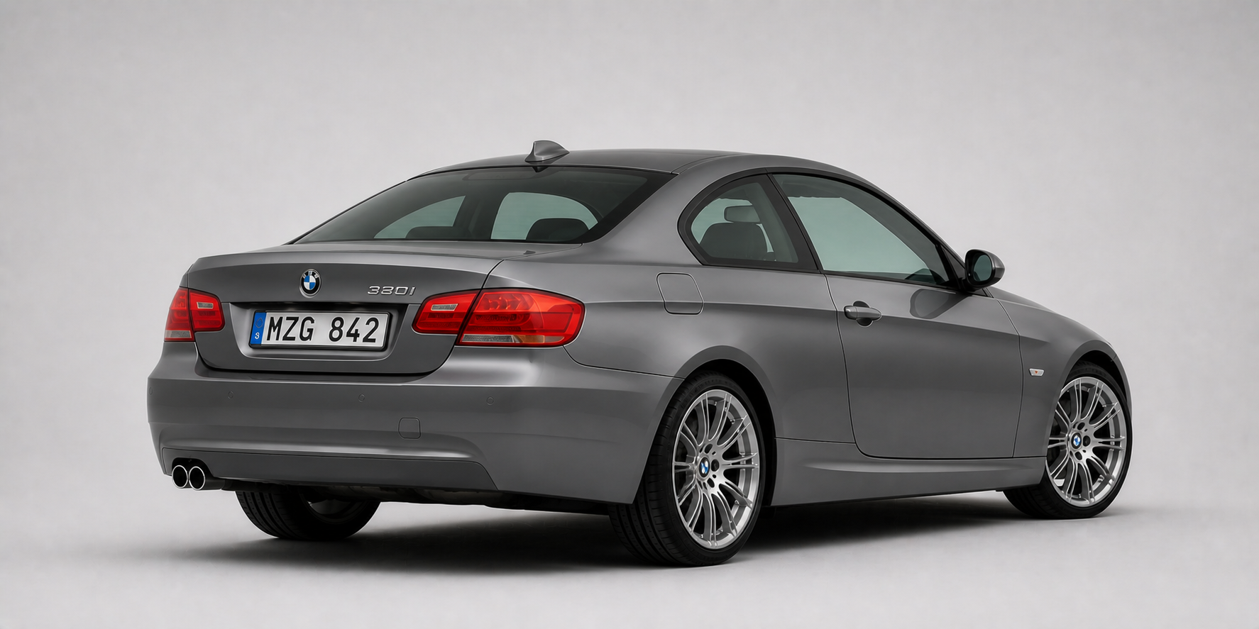 BMW E92 2-d coupé bakifrån
