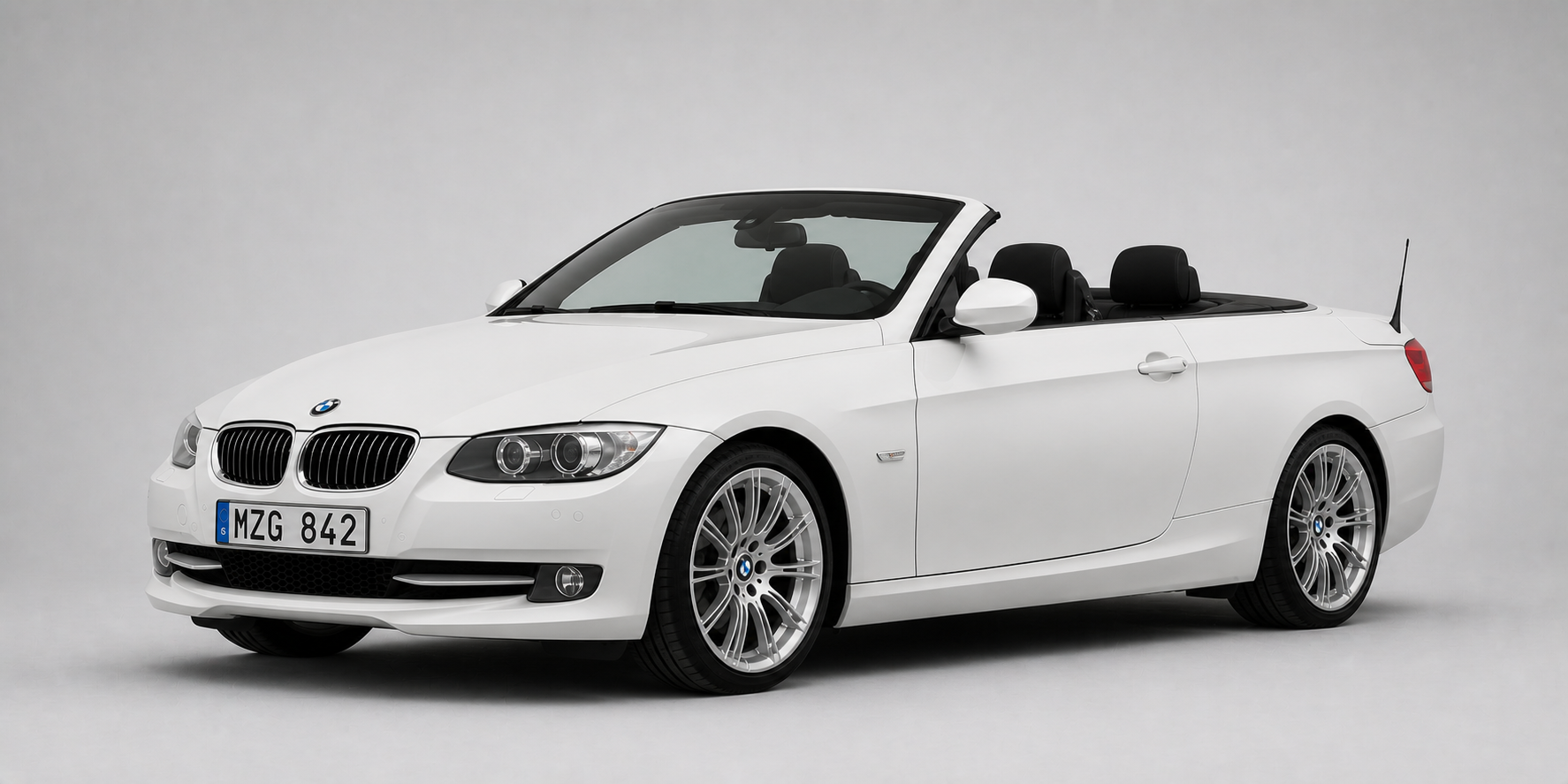 BMW E93 2-d cabriolet framifrån