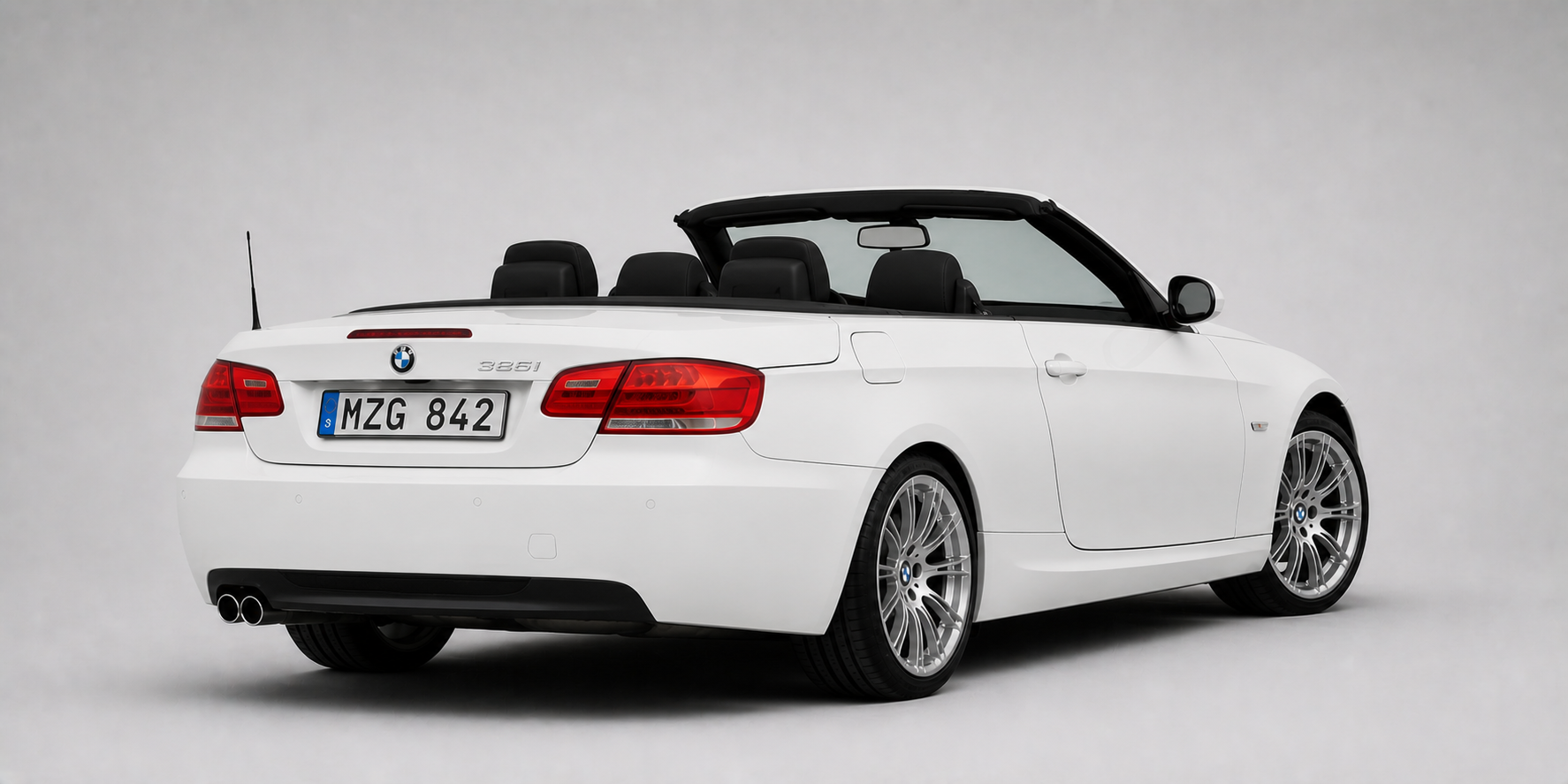 BMW E93 2-d cabriolet bakifrån