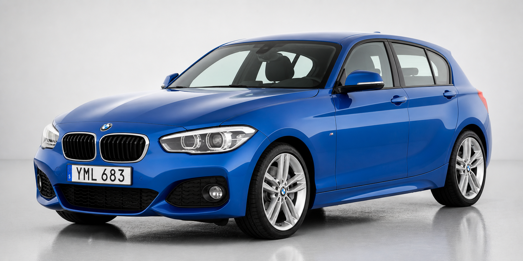 BMW 1-serie F20 LCI 5-d framifrån