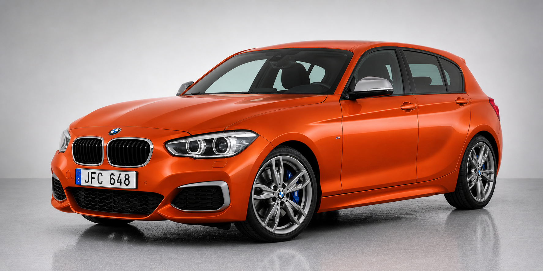 BMW 1-serie F20 LCI M140i framifrån