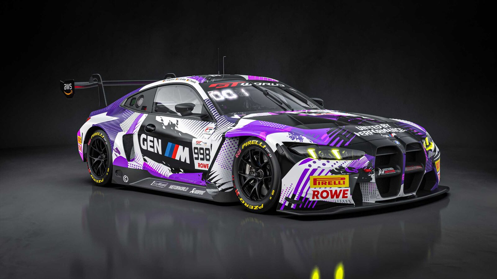 BMW M4 GT3 EVO #998 ROWE Racing United by Performance GEN M
