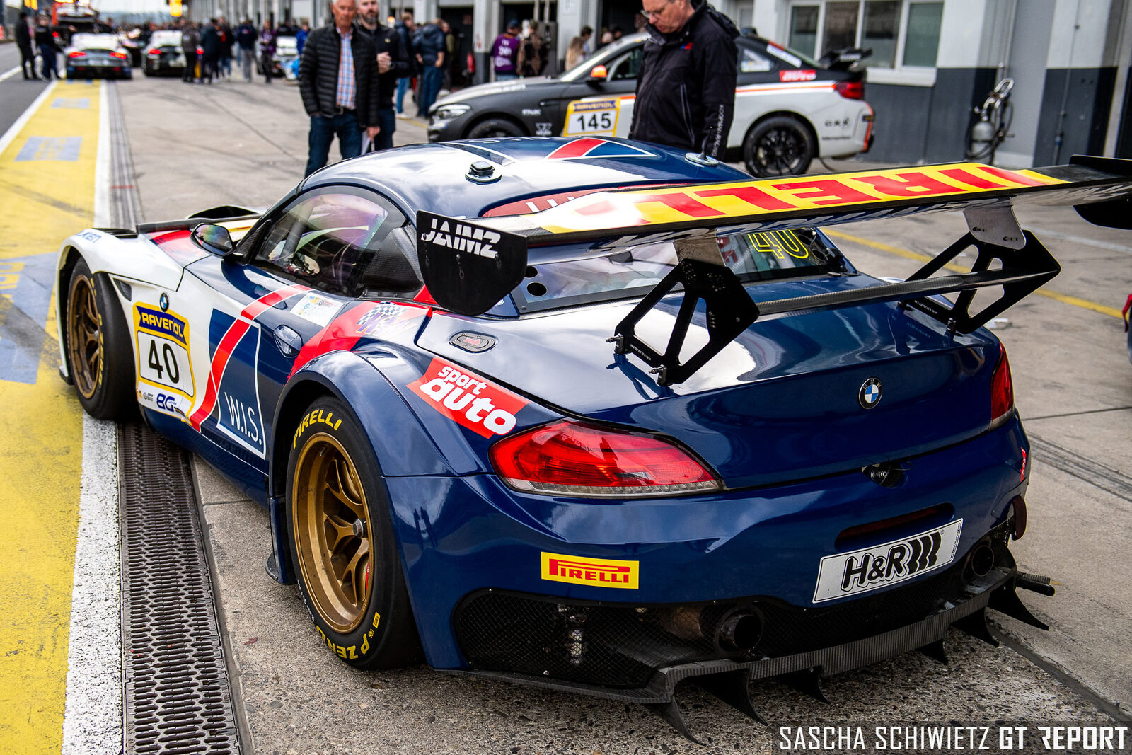 BMW Z4 GT3 på Nürburgring Nordschleife — comeback 2026