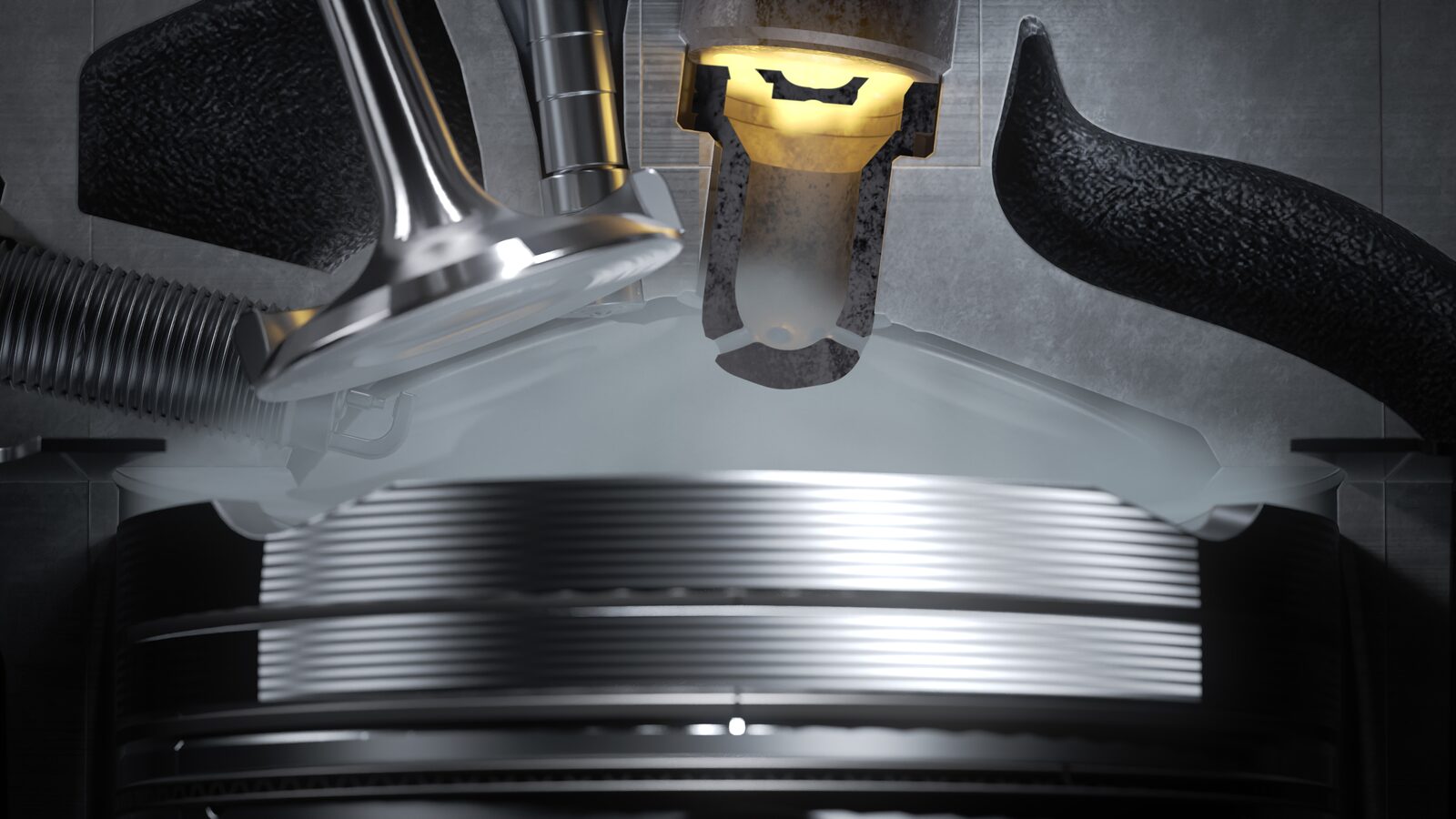 BMW M Ignite teknisk illustration av f&ouml;rkammarsystemet