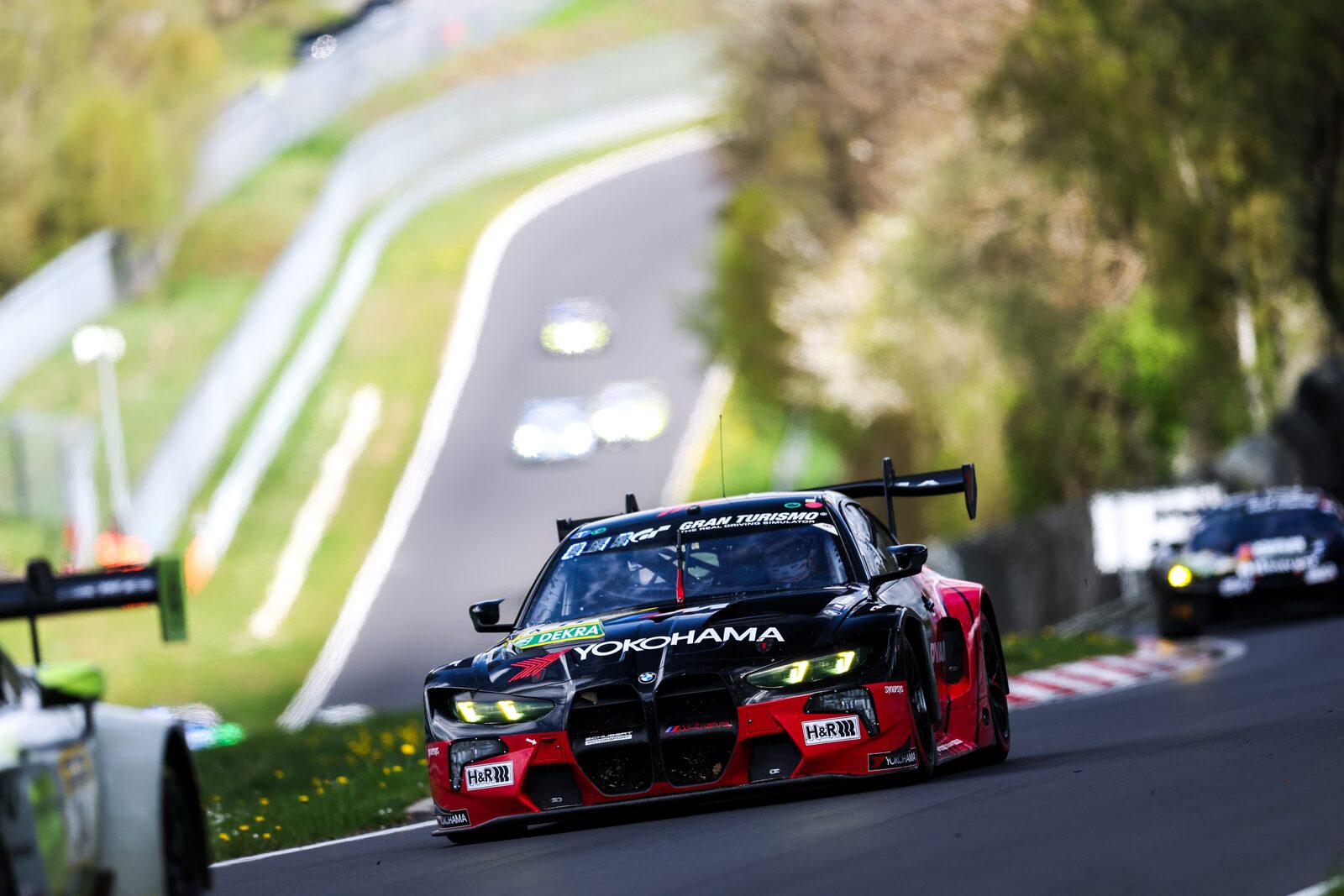 BMW M4 GT3 EVO på Nordschleife under förträningarna inför 24h Nürburgring 2026