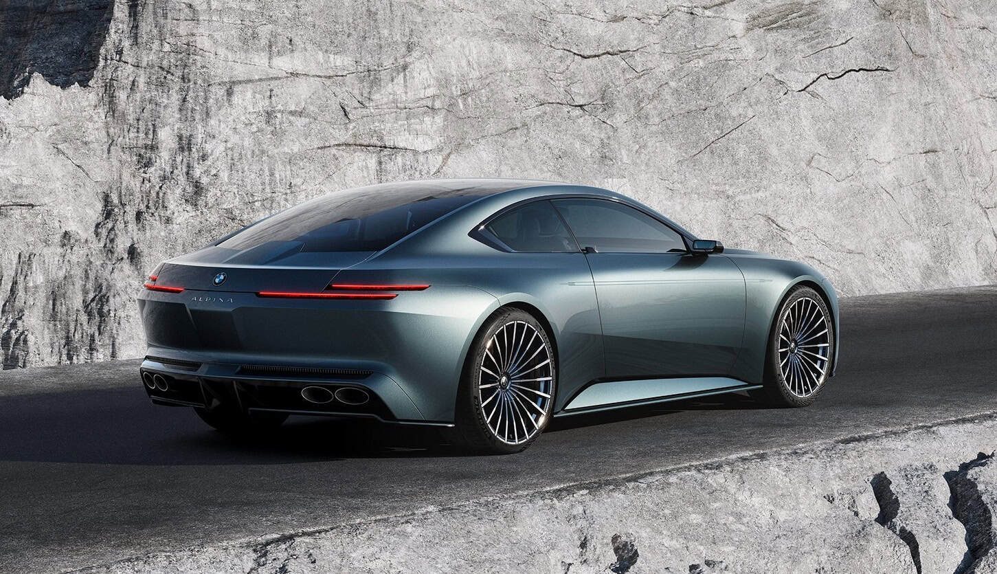 Vision BMW ALPINA — sidoprofil av den handgjorda V8-gran tourern på Concorso d'Eleganza Villa d'Este 2026