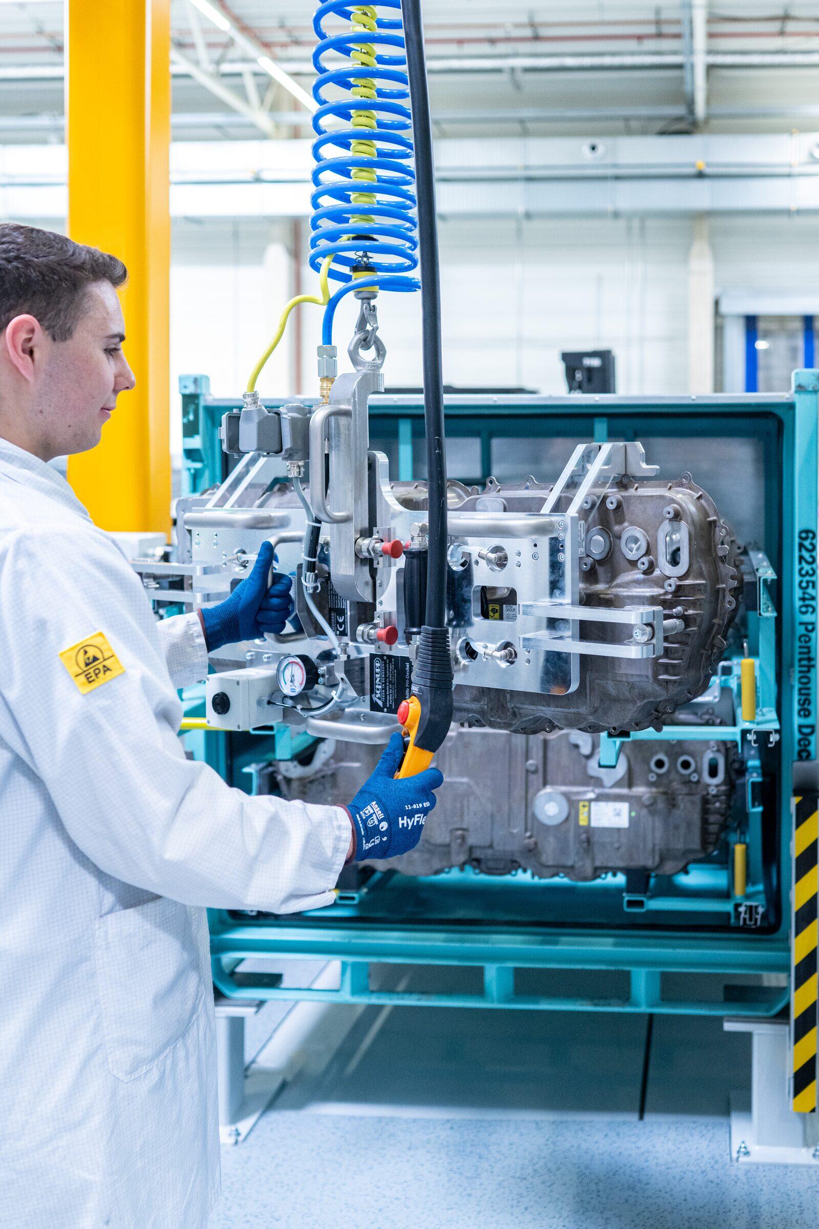 Produktion av Energy Master vid BMW Group Plant Landshut
