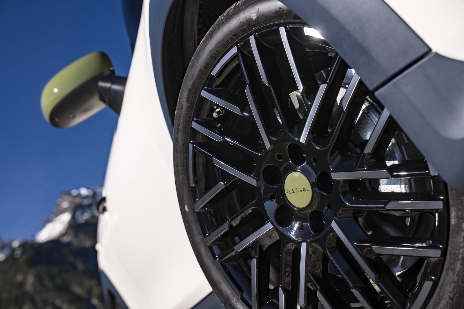 Detalj av MINI Paul Smith Edition