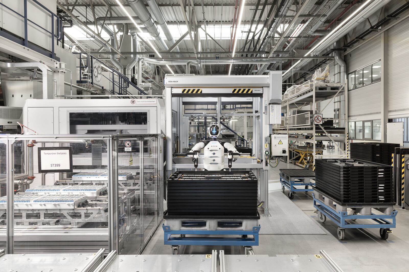 Humanoidrobotik i BMW:s fabrik i Leipzig