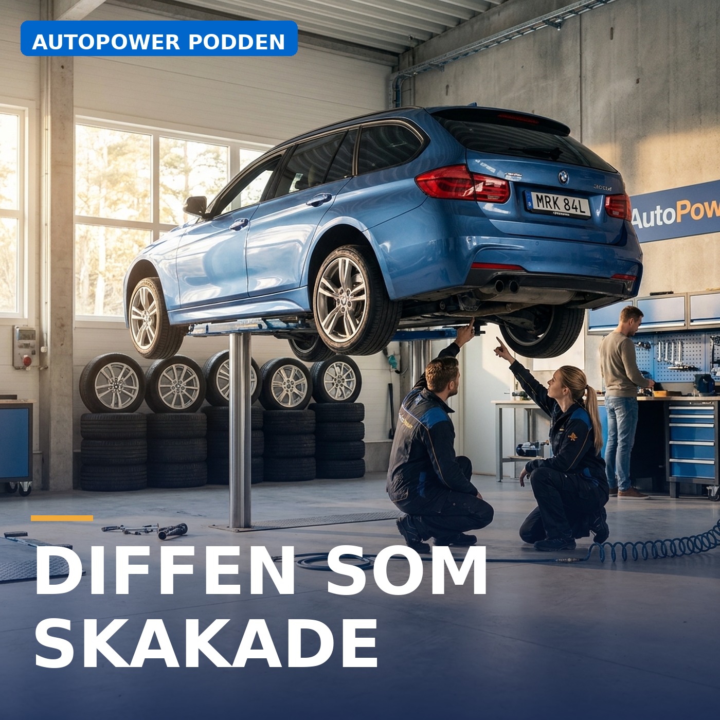 Omslag: 320d:n som slukade fem par hjul – felet satt i diffen