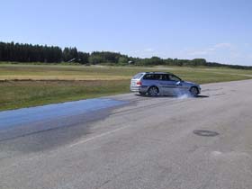 Utan ABS blir det piruett