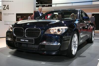 BMW 740d med M-paket Frankfurt 2009