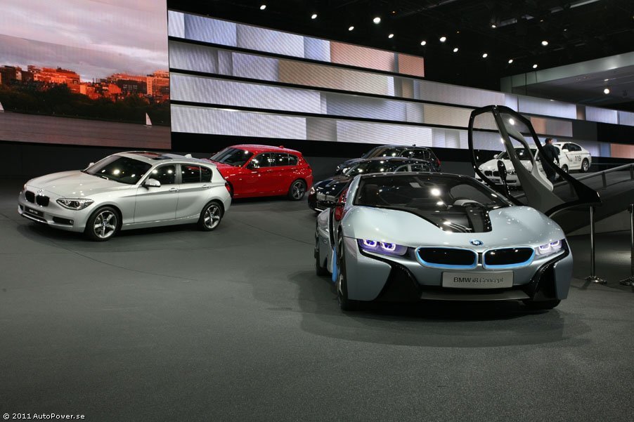 BMW på bilmässan i Frankfurt 2011