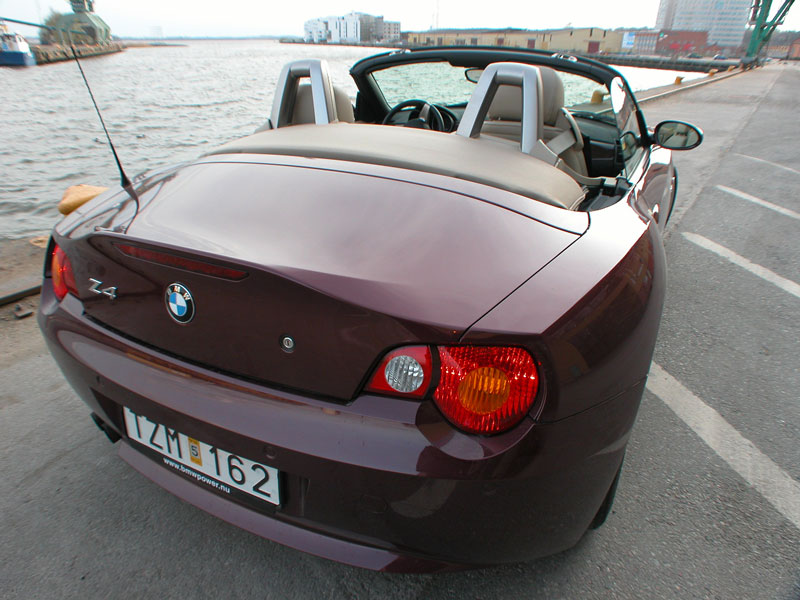 BMW Z4 – det är rätt att åka med nedfälld sufflett