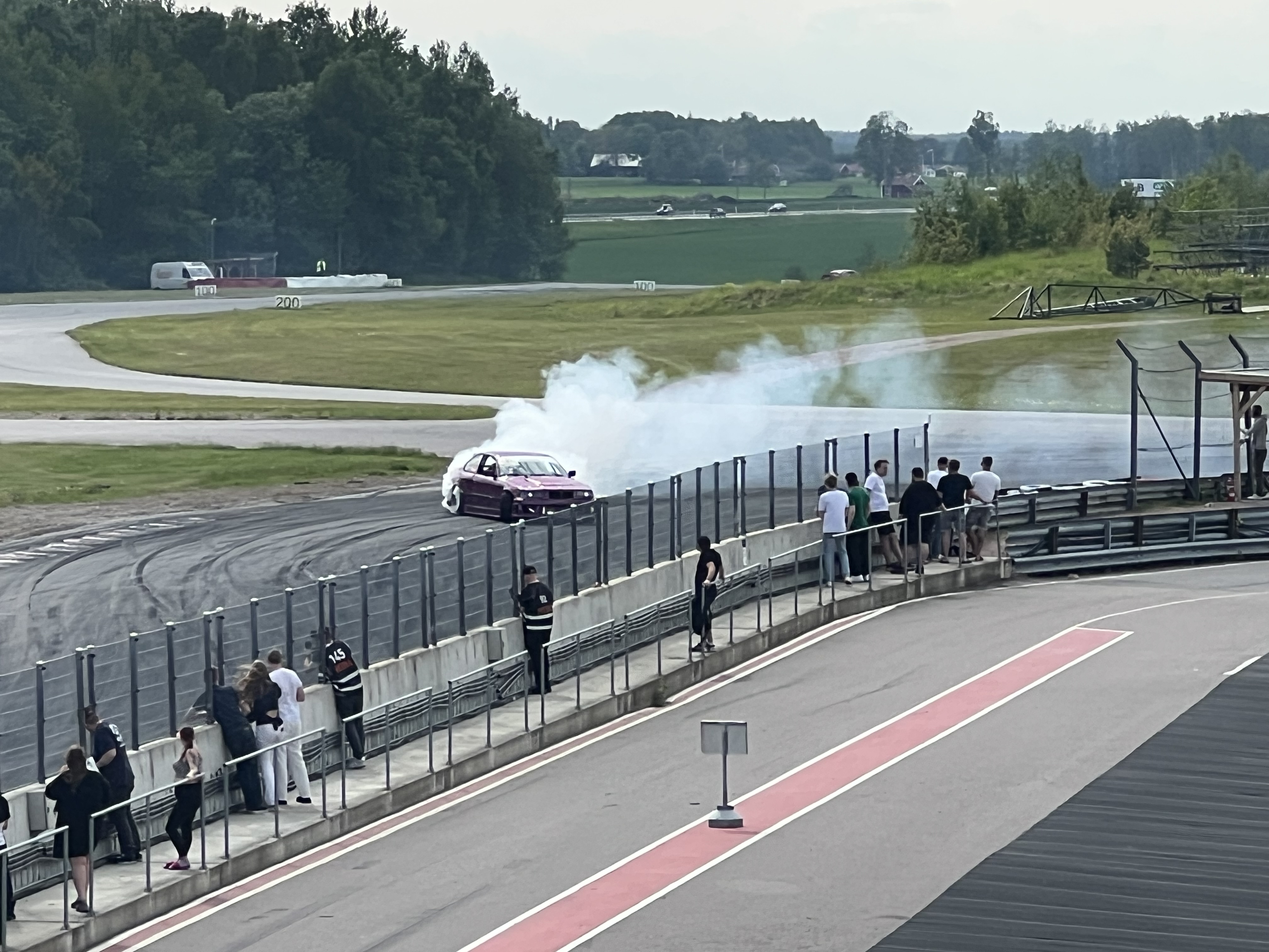 Drifting — röd bil