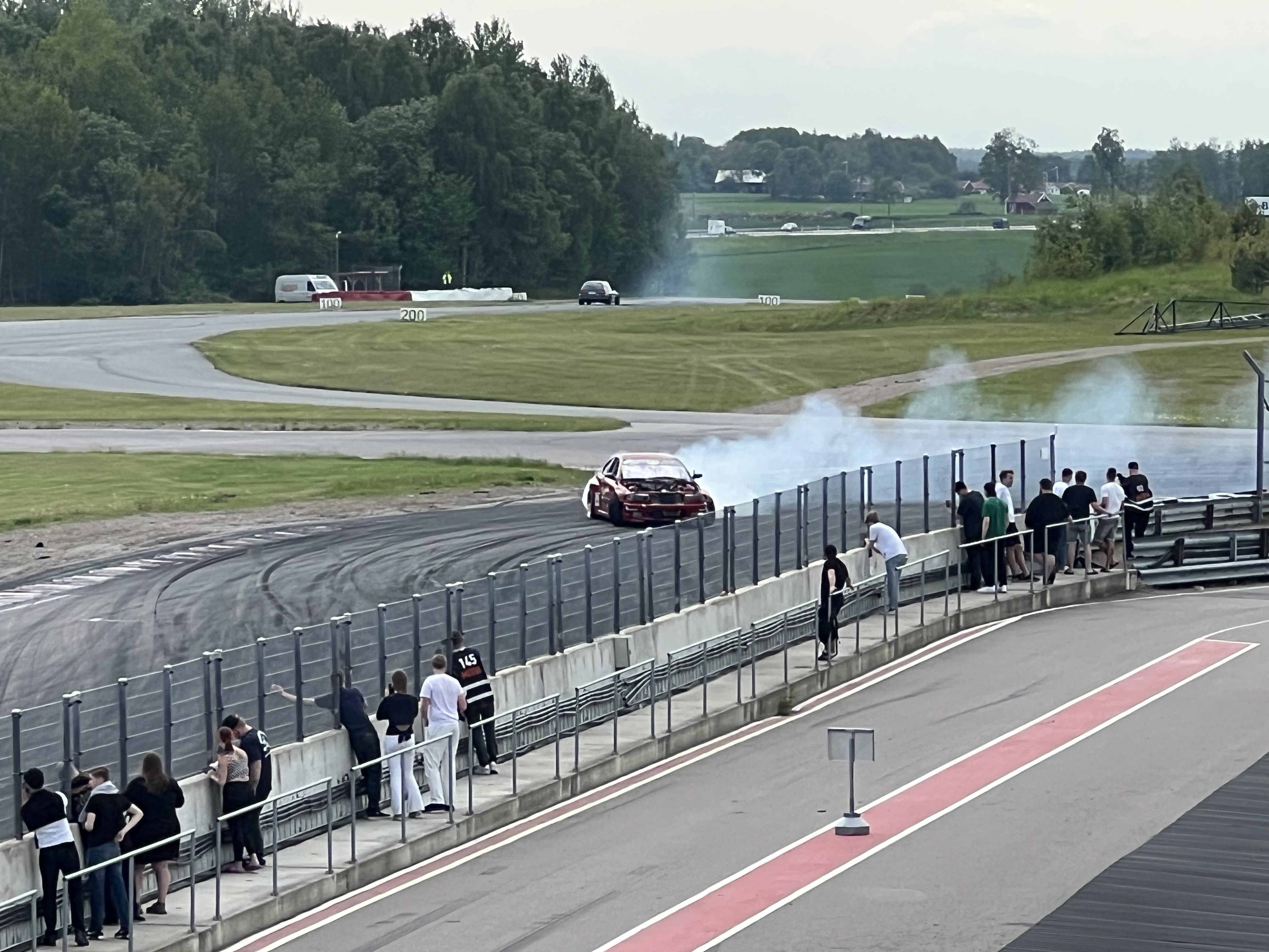 Drifting vid barriären
