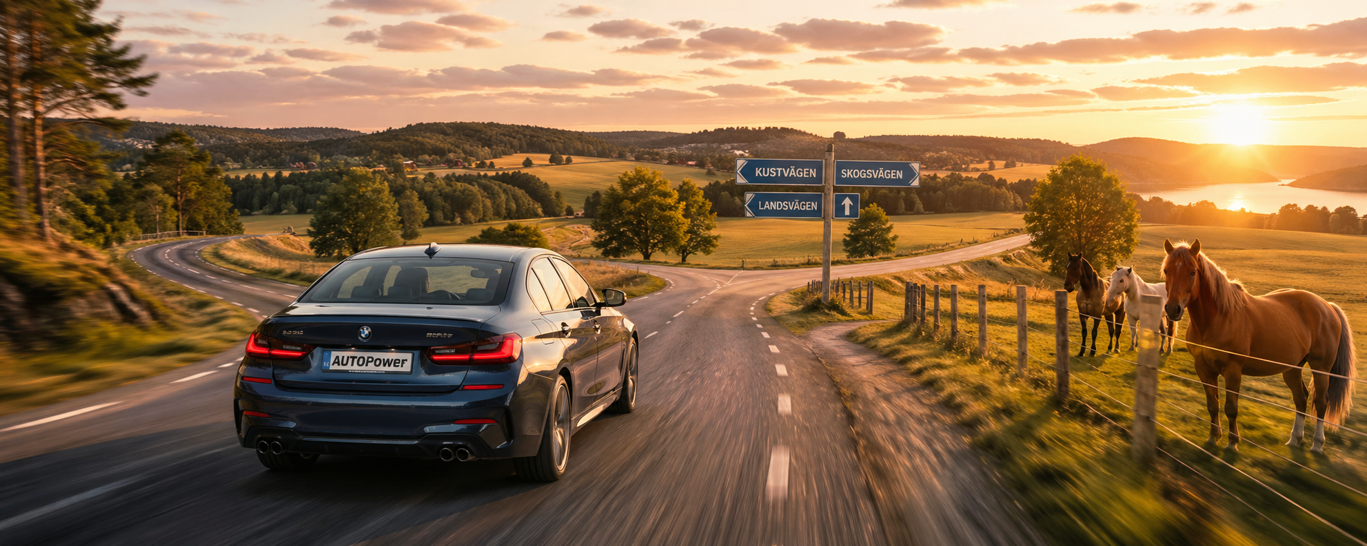 Roliga vägar i Sverige – AutoPower.se